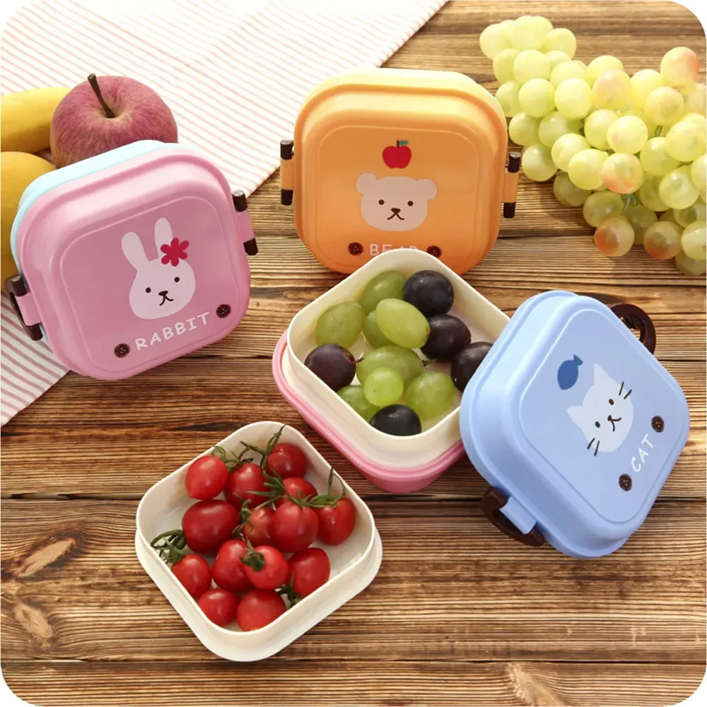 Camping Cooking Sets - Kinderen Mini Leuke Cartoon Voedsel Opbergdoos