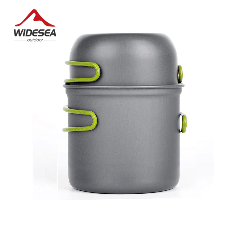 Camping Cooking Utilities - Widesea Ultralight Camping Kookgerei Buitenservies Pannenset