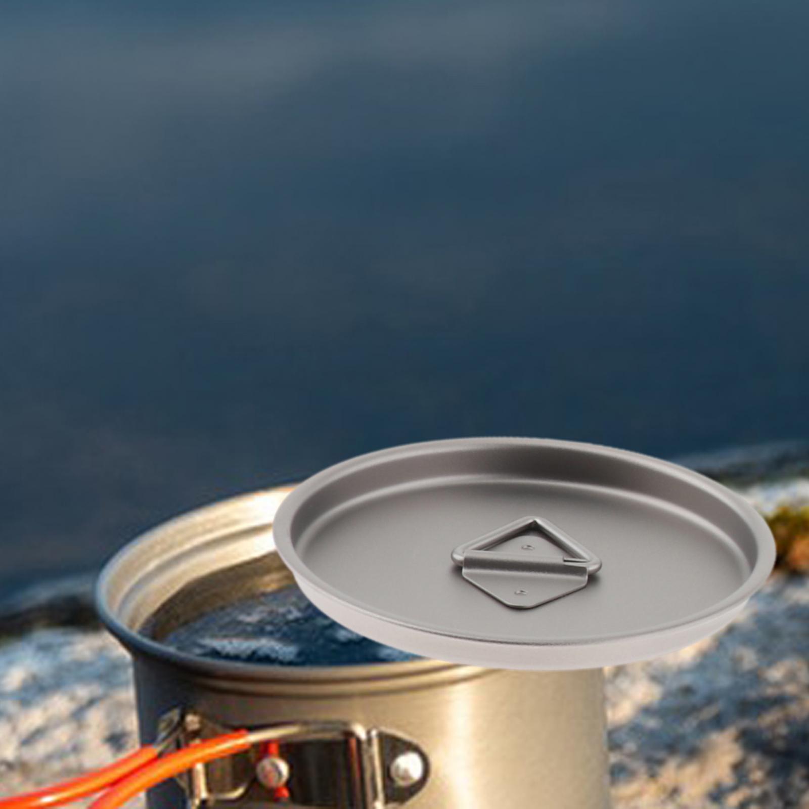 Camping Cooking Utilities - Titanium deksel voor waterbeker, koffiemok, drinkgerei,