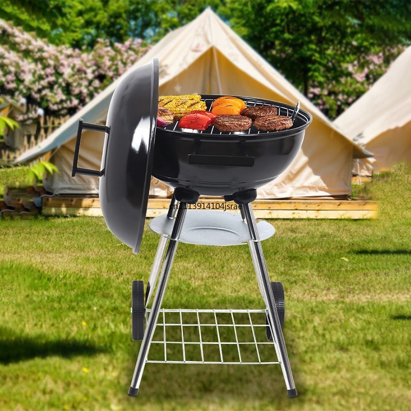 Camping Cooking Options - Draagbare Ronde Houtskool BBQ Grill Amerikaanse
