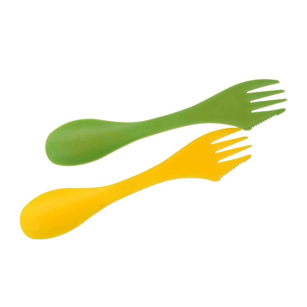 Camping Cooking Full Set - Multifunctionele campingvork en -lepel bestekset BPA-vrij,