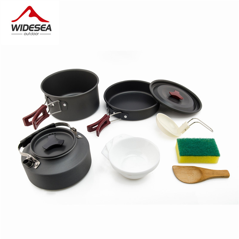 Camping Cooking Bundle - Widesea Camping Kookgerei Set Outdoor Pot
