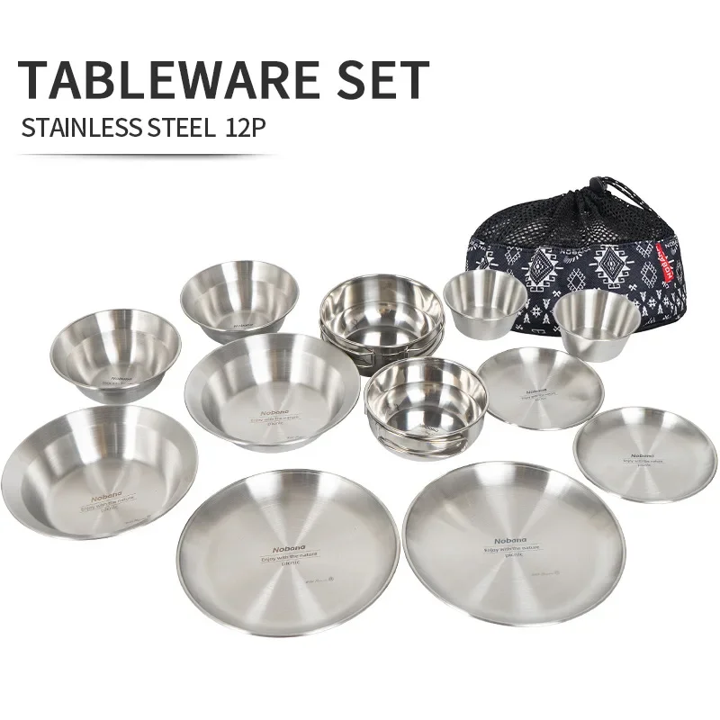12-delige draagbare outdoor se - Camping Cooking Dining Set recensie en prijs