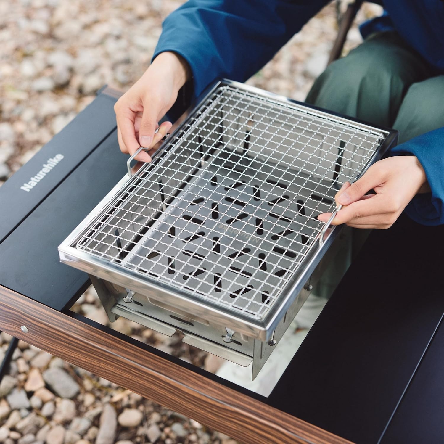 Naturehike Camping Houtskoolgr - Camping Cooking Table recensie en prijs