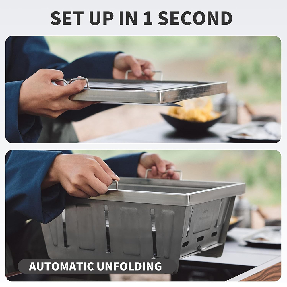 Naturehike Camping Houtskoolgr - Camping Cooking Table recensie en prijs