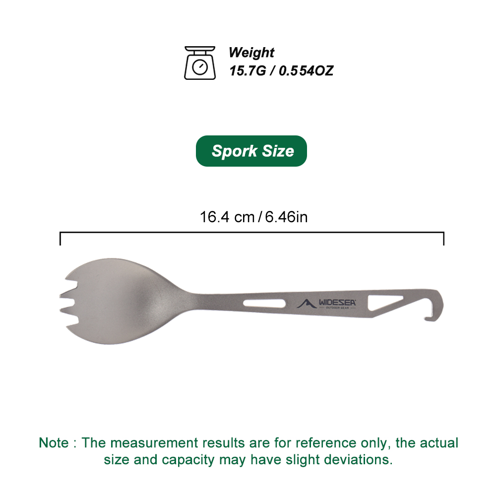 Widesea Camping Kookset Spork  - Camping Cooking Bundle recensie en prijs