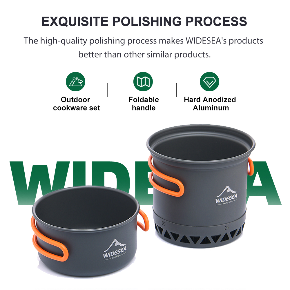 Outdoor Camping Pot 1.3L 2.3L  - Camping Cooking Bundle recensie en prijs