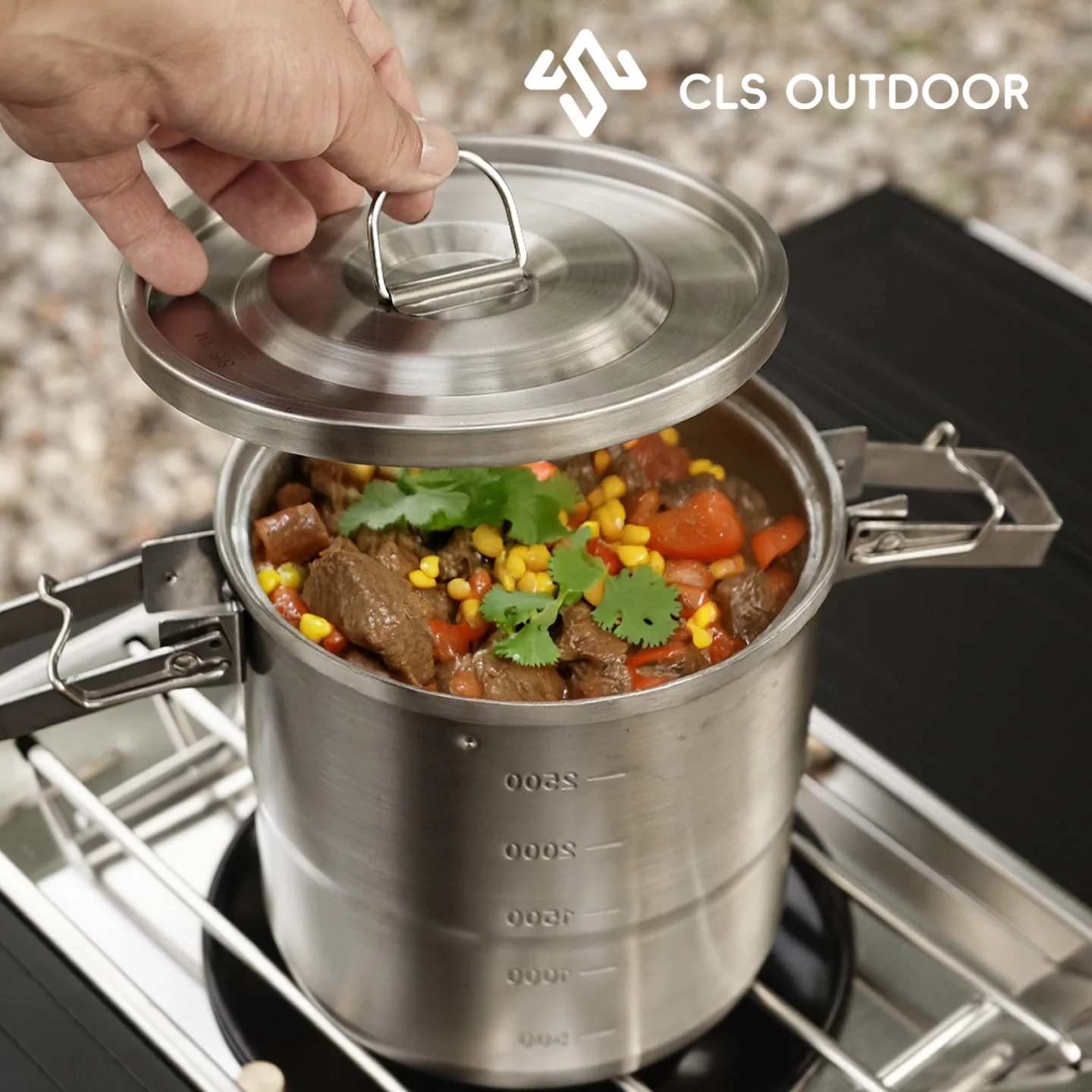 Outdoor Camping 304 roestvrij  - Camping Cooking Full Set recensie en prijs