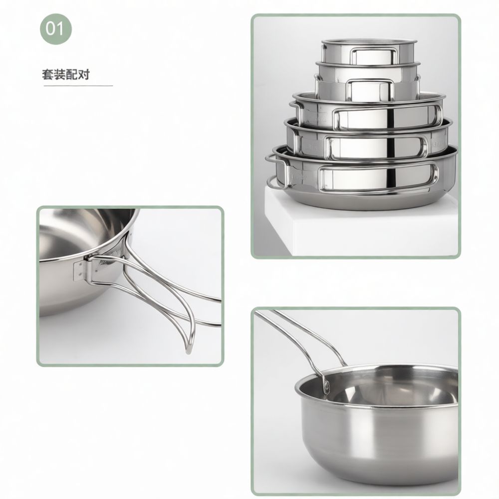 Professionele kookset voor kam - Camping Cooking Dining Set recensie en prijs