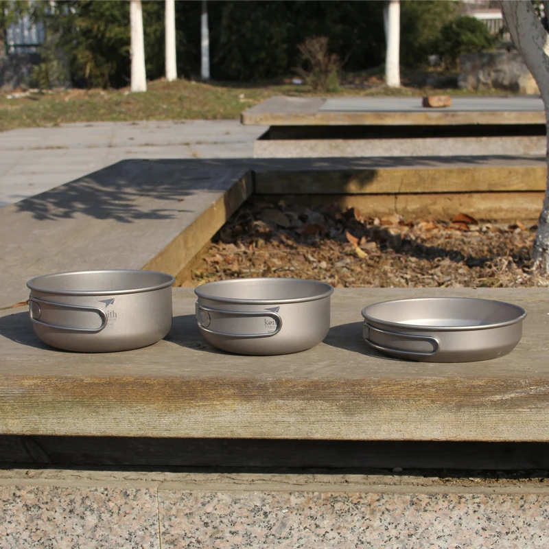 Keith 3-delige titanium kookpa - Camping Outdoor Cooking Set recensie en prijs