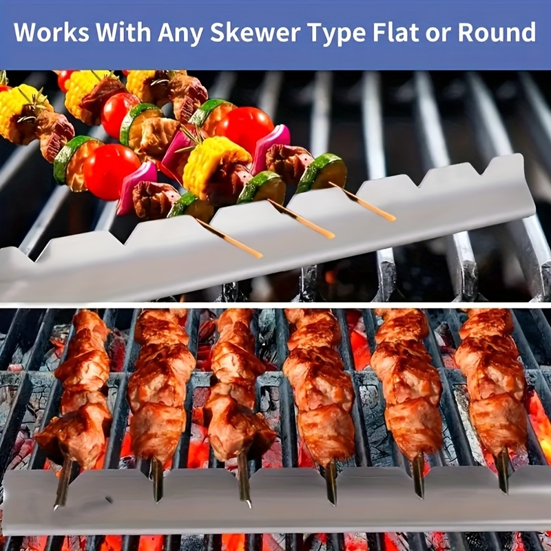 2 Stuks Kebab Rack Kebab Stand - Camping Cooking Full Set recensie en prijs