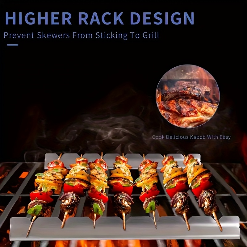 2 Stuks Kebab Rack Kebab Stand - Camping Cooking Full Set recensie en prijs