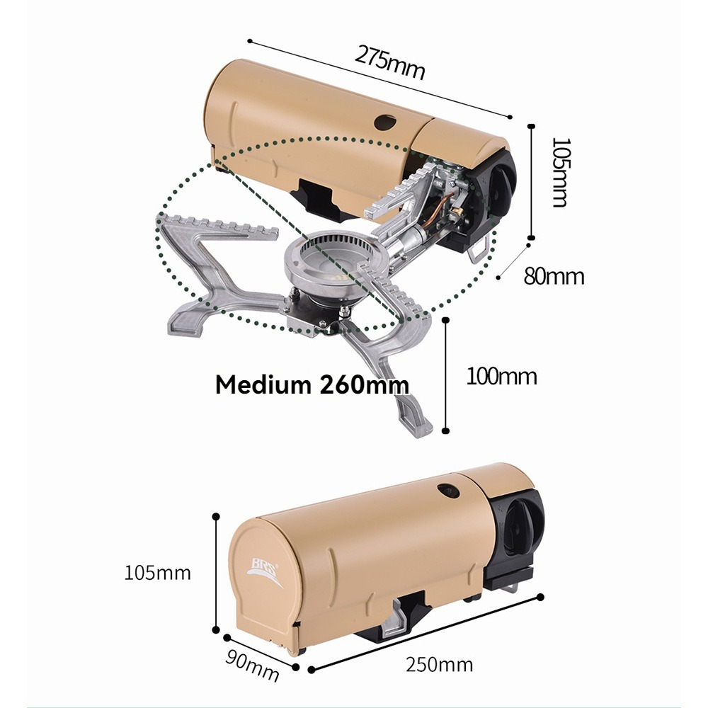 BRS-99 Camping Outdoor Draagba - Camping Cooking Gas recensie en prijs