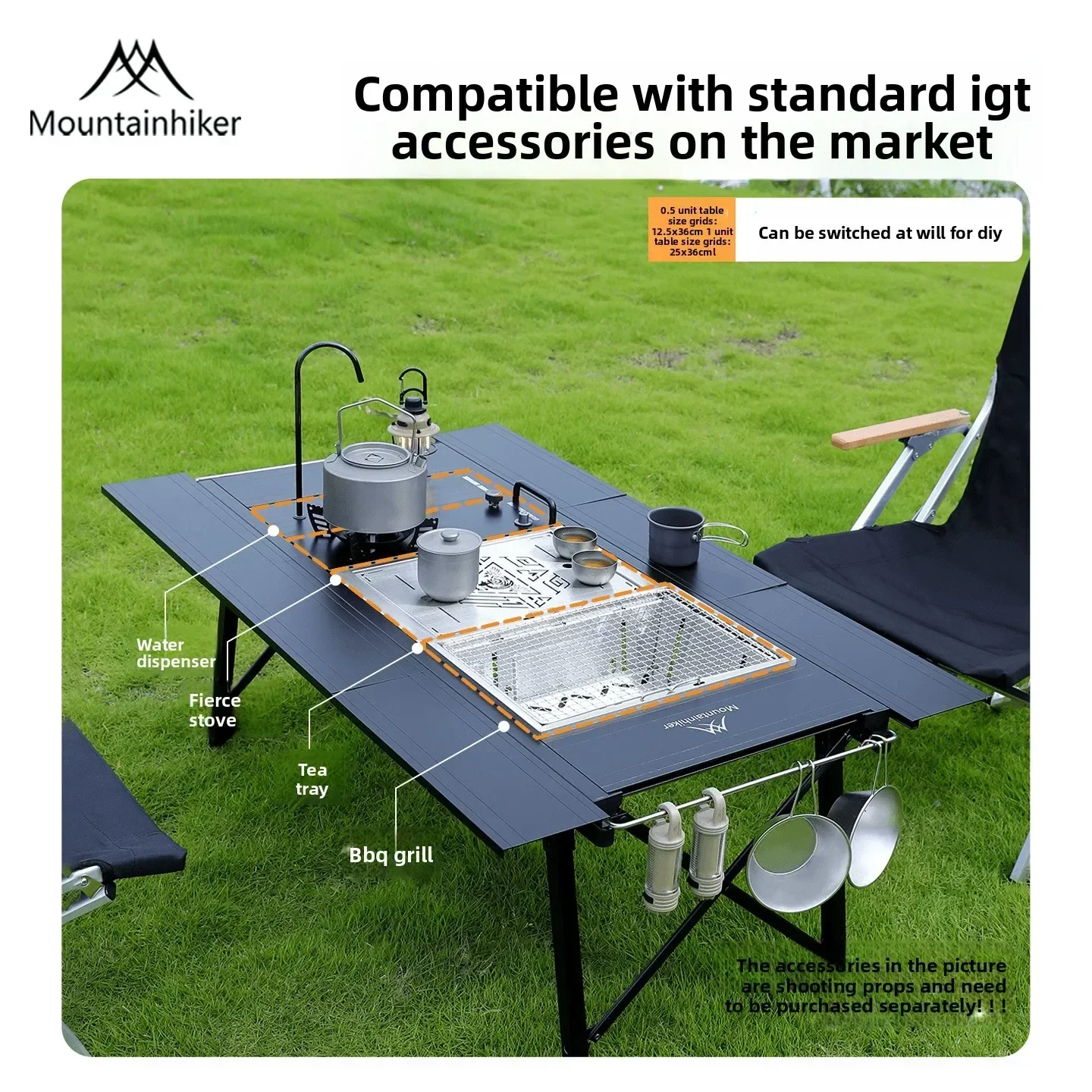 Geüpgradede opvouwbare IGT cam - Camping Cooking Options recensie en prijs