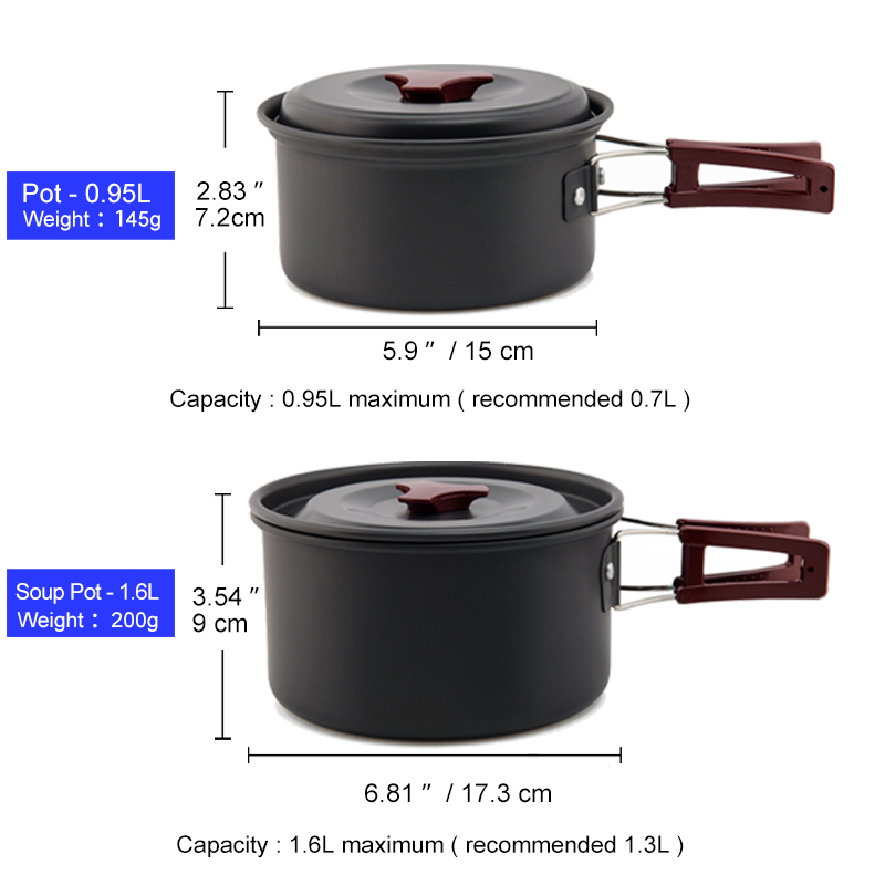 Widesea Camping Kookgerei Set  - Camping Cooking Bundle recensie en prijs