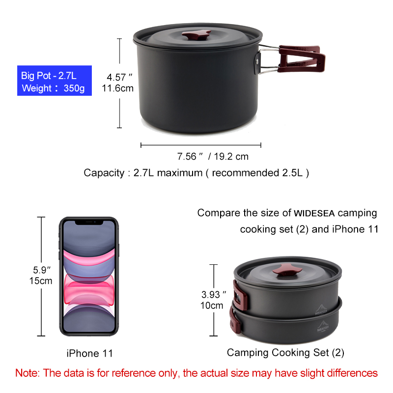 Widesea Camping Kookgerei Set  - Camping Cooking Bundle recensie en prijs