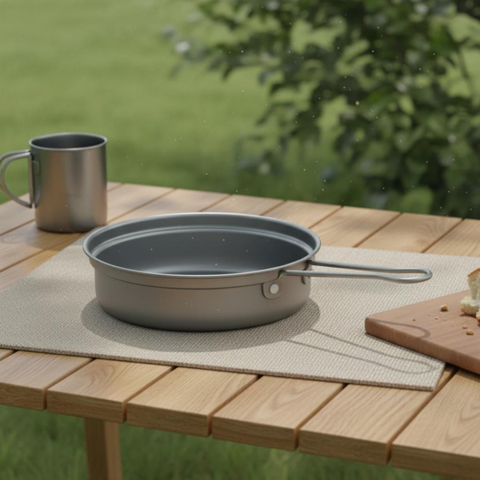 2-delige metalen campingkookse - Camping Cooking Dining Set recensie en prijs