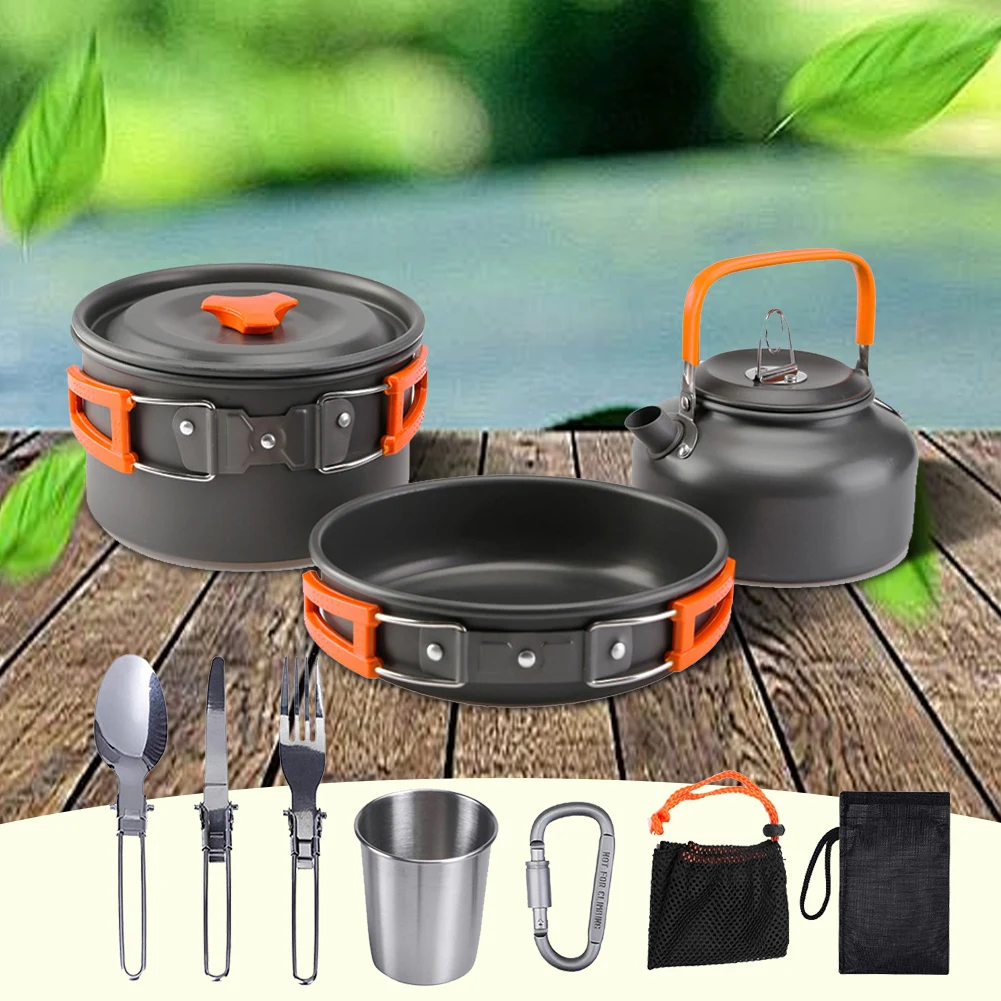 Campingkookgerei Set Ketel Pot - Camping Cooking Sets recensie en prijs