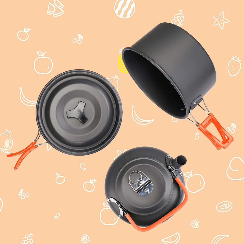 Campingkookgerei Set Ketel Pot - Camping Cooking Sets recensie en prijs