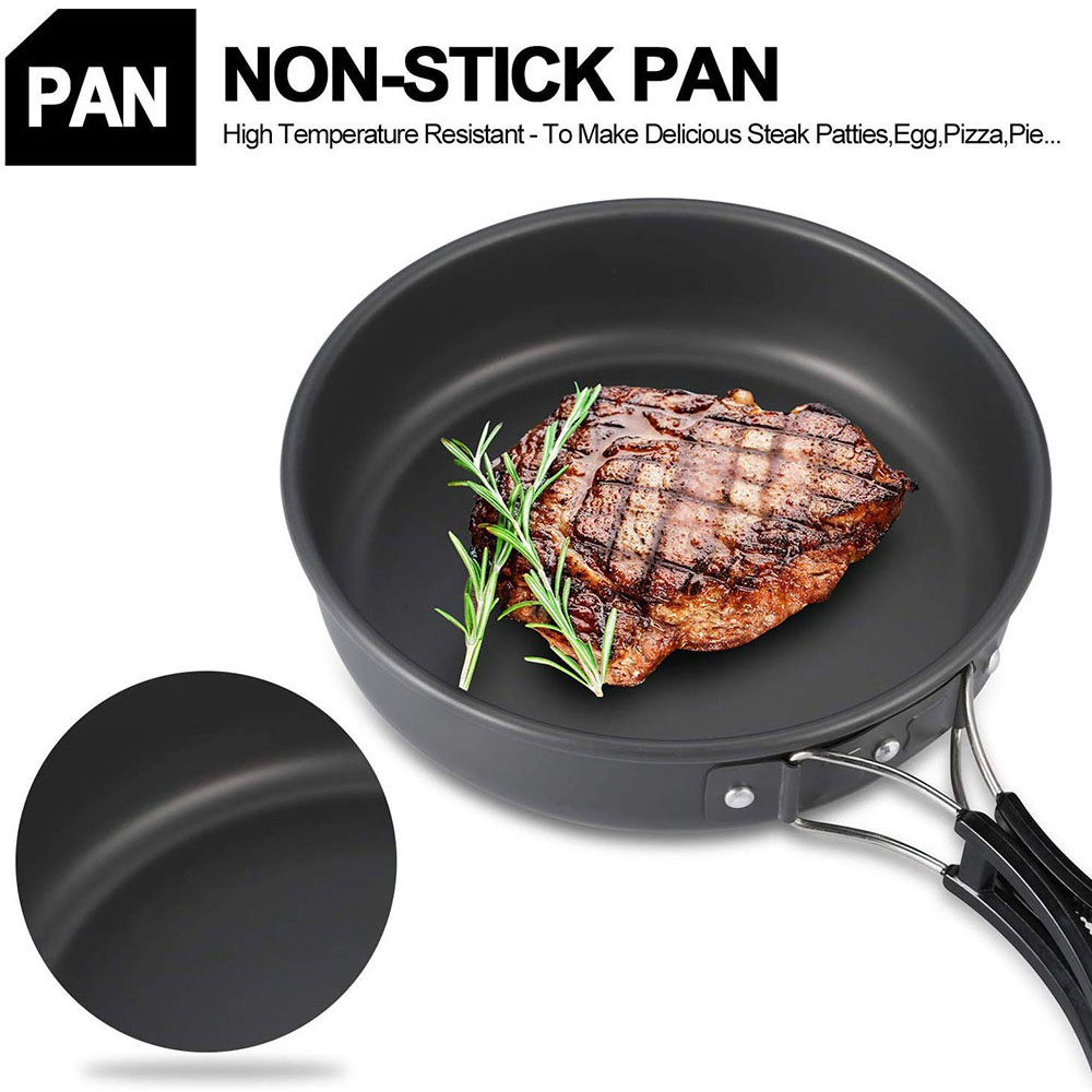 Outdoor kookgereiset voor kamp - Camping Cooking Sets recensie en prijs