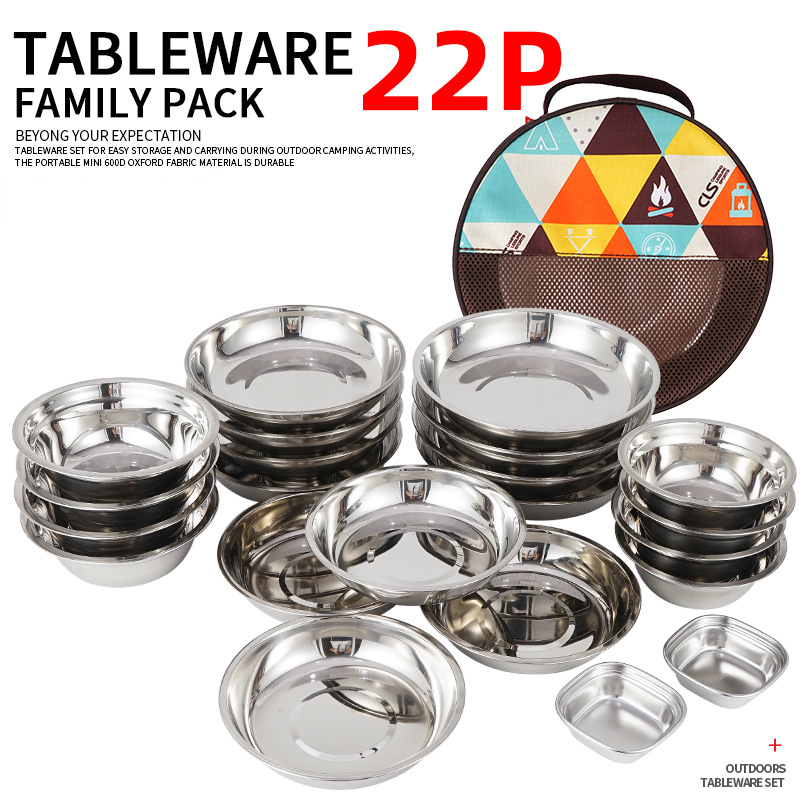 Nieuwe Camping Kookset Draagba - Camping Cooking Dining Set recensie en prijs